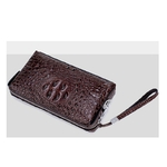 Portefeuille-en-cuir-v-ritable-pour-hommes-motif-Crocodile-anti-vol-serrure-mot-de-passe-pochette