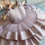 Robe-de-princesse-pour-filles-de-1-an-duveteuse-Tutu-de-bapt-me-mariage-pour-nouveau