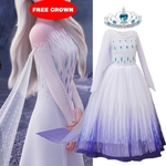 Robe-de-princesse-Cosplay-pour-filles-de-4-10-ans-v-tements-de-carnaval-no-l