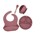 Ensemble-d-Ustensiles-de-Table-en-Silicone-pour-B-b-Vaisselle-R-sistante-l-Eau-de