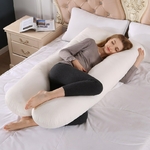 Coussin-de-Grossesse-pour-Femme-Enceinte-Coussins-de-Maternit-Support-d-Allaitement-pour-le-Sommeil-116x65cm