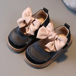 Chaussures-en-cuir-et-dentelle-avec-n-ud-papillon-pour-enfants-souliers-de-marque-solides-et