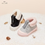 David-Bella-chaussures-en-cuir-pour-enfants-bottes-d-hiver-unisexes-patchwork-d-toiles-pour-filles