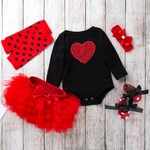 Ensemble-3-pi-ces-pour-b-b-fille-maillot-manches-longues-imprim-coccinelle-jupe-Tutu-volants