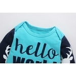 Ensemble-3-pi-ces-pour-b-b-gar-on-et-fille-T-shirt-imprim-Hello-world