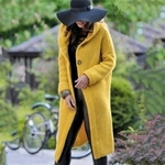 Long-pull-capuche-pour-femme-couleur-unie-ample-tricot-Cardigan-manteau-de-bureau-grande-taille-5XL