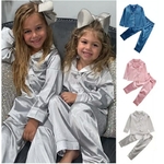 Ensemble-2-pi-ces-pour-b-b-gar-on-et-fille-pyjama-en-Satin-de-soie