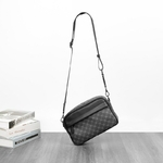 Sac-bandouli-re-en-cuir-noir-pour-hommes-sacoche-carreaux-polyvalente-classique-la-mode