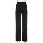 Darlingaga-jean-d-chir-noir-pour-femme-pantalon-en-Denim-coupe-droite-ample-d-contract-Style