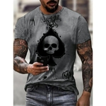 T-shirt-manches-longues-pour-homme-imprim-Poker-Slim-grande-taille-mode-automne-2021