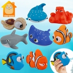 Jouets-de-bain-souples-pour-b-b-Nemo-Dory-en-caoutchoucs-flotteurs-qui-pulv-risent-de