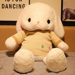Grandes-oreilles-de-lapin-suspendues-avec-chandails-jouets-en-peluche-poup-e-de-lapin-mignonne-oreiller