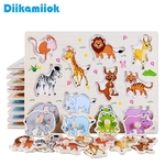 Jouets-d-apprentissage-Montessori-pour-enfants-jouet-ducatif-pr-coce-v-hicule-de-dessin-anim-Animal