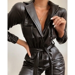 Combinaison-en-Faux-cuir-pour-femmes-Sexy-cravate-la-taille-automne-et-hiver-col-rabattu-combinaisons