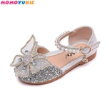 Chaussures-en-dentelle-paillettes-pour-filles-d-contract-es-simples-mignonnes-avec-n-ud-en-perle