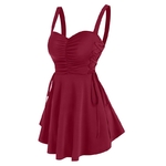 Robe-Sexy-pour-femmes-dos-ouvert-et-mince-temp-rament-charpe-mode-couleur-unie-cordon-de