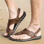 Tongs-de-plage-en-cuir-pour-hommes-sandales-d-t-classiques-douces-et-confortables-pantoufles-de