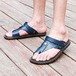 Tongs-de-plage-en-cuir-pour-hommes-sandales-d-t-classiques-douces-et-confortables-pantoufles-de