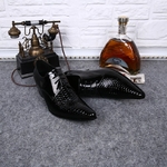 Chaussures-oxford-bout-pointu-en-cuir-serpentin-pour-hommes-Style-britannique-christina-Bella-chaussures-formelles-d