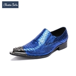 Chr-tien-Bella-chaussures-en-cuir-v-ritable-pour-hommes-mod-le-serpent-robe-de-mari