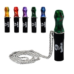 Embouts-de-narguil-en-acrylique-avec-collier-en-m-tal-accessoires-amusants-pour-Chicha-rouge-grenade