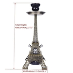 Ensemble-de-narguil-en-m-tal-en-forme-de-tour-Eiffel-avec-tuyau-en-verre-bol