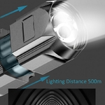 Lampe-de-poche-Portable-lumi-re-forte-haute-puissance-Rechargeable-Zoom-tactique-clairage-d-ext-rieur