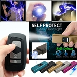 Lampe-de-poche-Portable-Rechargeable-Usb-porte-cl-s-outil-de-Stun-auto-d-fense-protection