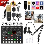 Kit-de-Microphone-BM800-avec-carte-son-Live-bras-ciseaux-Suspension-r-glable-support-de-choc