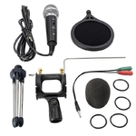 Mini-Microphone-condensateur-portatif-Professionnel-pour-chant-karaok-Table-ordinateur-portable-t-l-phone-PC-Audio