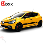 Autocollant-de-protection-de-moteur-pour-Renault-Clio-tiquette-graphique-rayures-pour-jupe-lat-rale-de