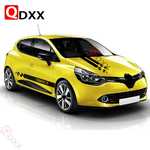 Autocollant-de-protection-de-moteur-pour-Renault-Clio-tiquette-graphique-rayures-pour-jupe-lat-rale-de