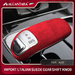 Alcantara-Wrap-autocollant-de-protection-en-fourrure-pour-bouton-de-changement-de-vitesse-pour-Audi-A8