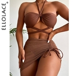 Ellolace-maillot-de-bain-Bandage-col-licou-jupe-micro-Bikini-Sexy-la-mode-pour-femmes-3