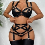 Ellolace-Lingerie-rotique-Sexy-ajour-e-tenues-porno-ensembles-exotiques-jarretelles-Sissy-entrejambe-ouvert-licou-produits