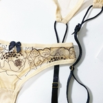 Ellolace-Lingerie-Sexy-transparente-soutien-gorge-armatures-Costumes-rotiques-n-ud-papillon-broderie-florale-jarretelles-ensembles