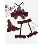 Ellolace-Lingerie-en-dentelle-transparente-sous-v-tements-Sexy-ensembles-de-slips-avec-jarretelles-bordeaux-Kits