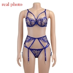 Ellolace-ensemble-de-Lingerie-Sexy-pour-femmes-sous-v-tements-rotiques-Push-up-culotte-imprim-pentagramme