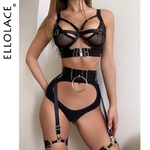 Ellolace-Lingerie-rotique-transparente-demi-tasse-sous-v-tements-Sexy-pour-Couple-2-pi-ces-dentelle