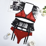 Ellolace-ensemble-de-Lingerie-3-pi-ces-pour-femmes-soutien-gorge-et-culotte-transparents-en-dentelle