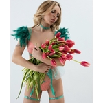 Ellolace-Lingerie-en-plumes-4-pi-ces-sous-v-tements-de-luxe-en-dentelle-pour-femmes