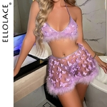 Ellolace-Lingerie-en-plumes-papillon-pour-femme-sous-v-tement-Transparent-Sexy-sans-sensation-violet-dentelle