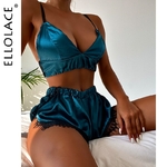 Ellolace-pyjama-en-Satin-de-soie-et-dentelle-pour-femme-ensemble-2-pi-ces-Sexy-avec