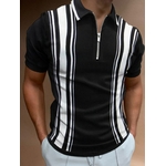 Polo-ray-manches-courtes-et-col-rabattu-pour-homme-haut-de-haute-qualit-d-contract