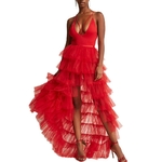 Jupe-en-Tulle-pour-femmes-jupe-de-soir-e-irr-guli-re-en-maille-de-couleur