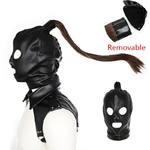 BDSM-masque-crois-Sissy-en-cuir-pour-homme-jouet-sexuel-accessoire-de-Bondage-accessoire-pour-Gay