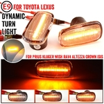 Feu-de-position-lat-ral-dynamique-LED-clignotant-pour-Toyota-Land-Cruiser-Prius-Kluger-Wish-alteza