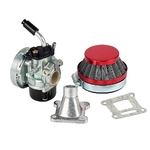 Carburateur-2-temps-refroidi-l-eau-avec-tuyau-d-admission-filtre-Air-pour-Mini-Moto-Dirt