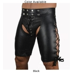 Cale-on-en-cuir-ajour-avec-entrejambe-ouvert-pour-homme-sous-v-tements-rotiques-lacets-Lingerie