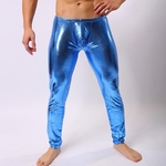 Leggings-en-Faux-cuir-pour-homme-collant-Sexy-taille-basse-extensible-soyeux-et-brillant-sous-v